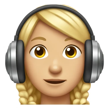 Headphones with bows sticker