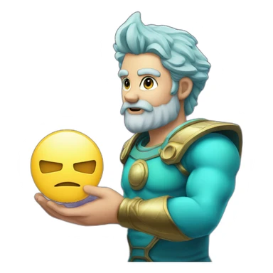 Gamer PC holds Uranus in his hands sticker