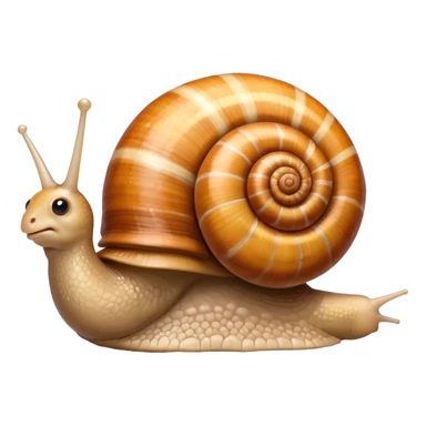 Delicate snail sticker