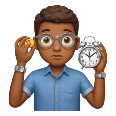 bufo adjusts clock to 4 o clock sticker