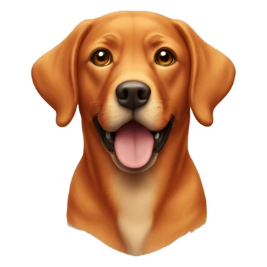 Fox red labrador  sticker