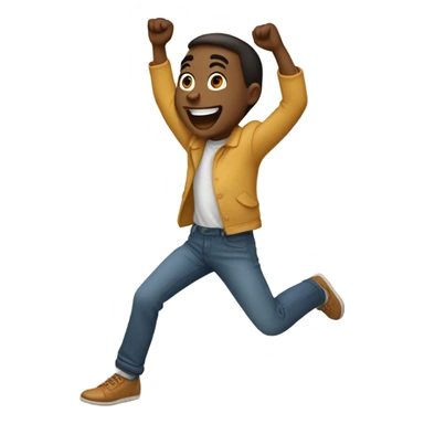 being super excited sticker