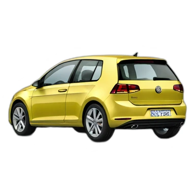 Volkswagen golf 2 sticker