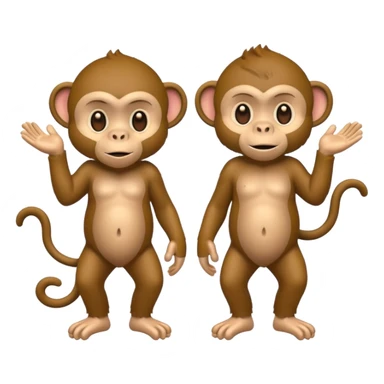 artist monkey full body sticker