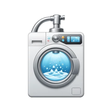A Telegram Mini App logo for coordinating shared resources (shower bookings, washine machine usage) in a shared house with 10 residents.

 sticker