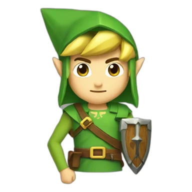 Link legend of zelda sticker
