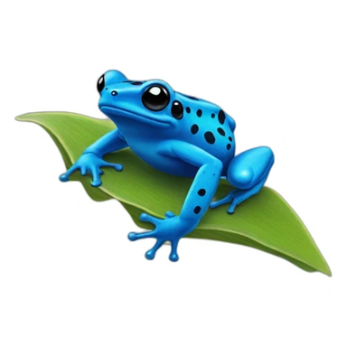 Blue Poison Dart Frog sticker