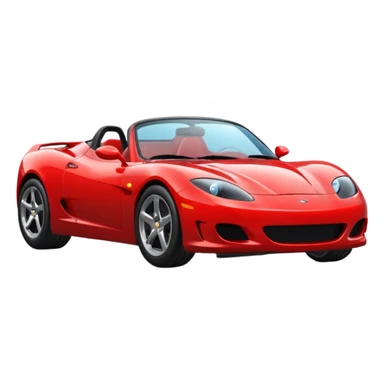 Make asports car emoji sticker