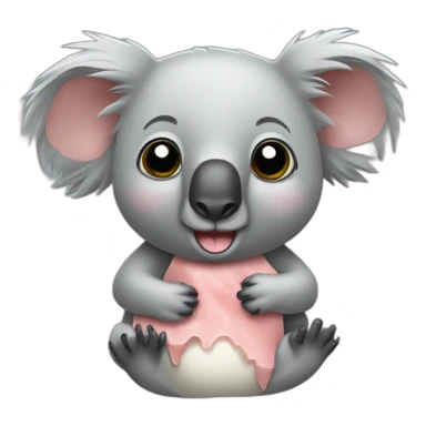 Koala déguisé en cochon sticker