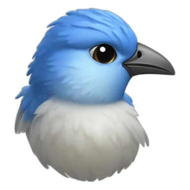 Agapornis azul sticker