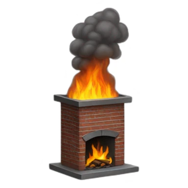 Chimney fire sticker