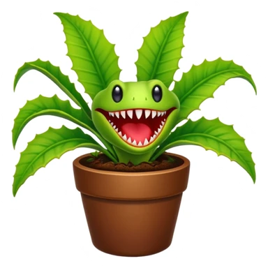 venus fly trap sticker