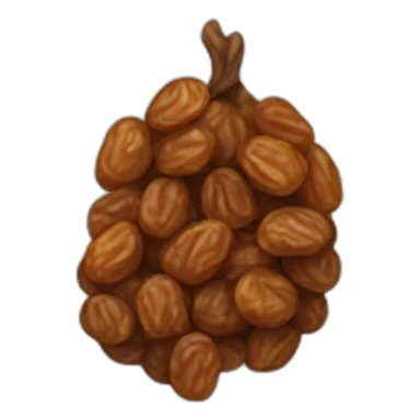 dried raisin sticker