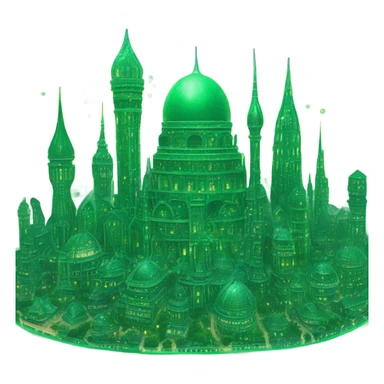 Emerald city sticker