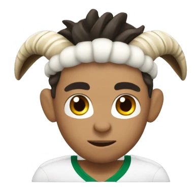 Ronaldo as goat sticker