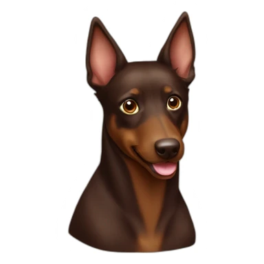 Australian kelpie chocolate sticker