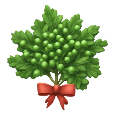 Mistletoe hanging sticker