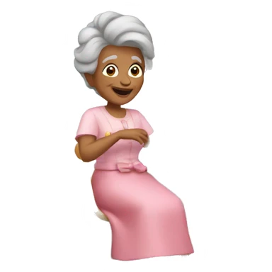 grannies on the carousel sticker