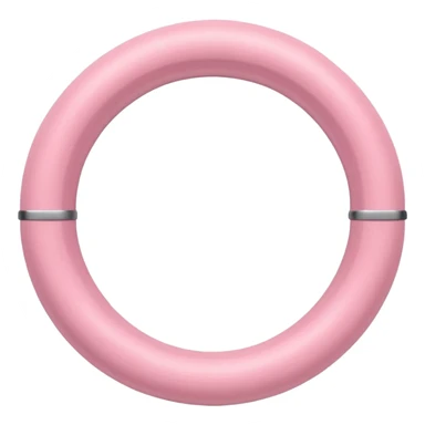 light pink pilates ring sticker