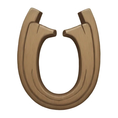 horseshoe luck sticker