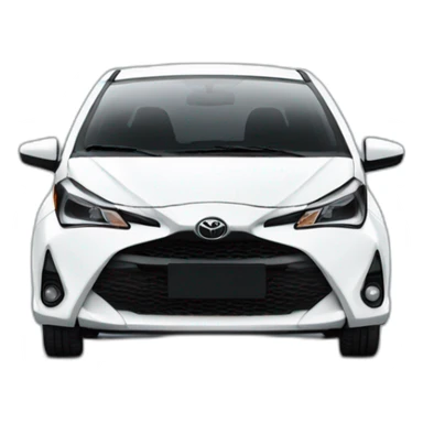 White Toyota GR Yaris 2020 sticker