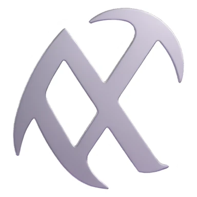 3D style female sign symbol, metallic finish, modern look sticker