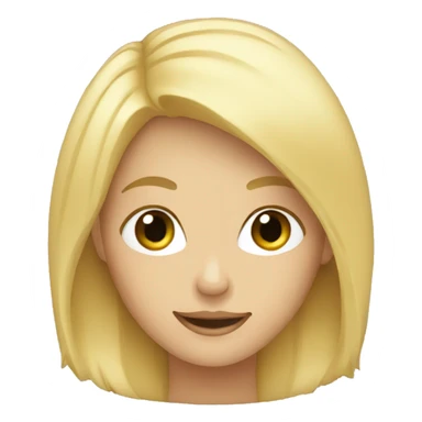 Blond Haired Lady sticker