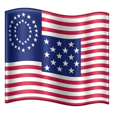 The flag of the US state of Ohio sticker