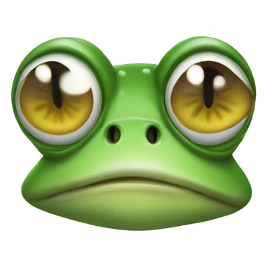 Frog tearing up in eyes sticker