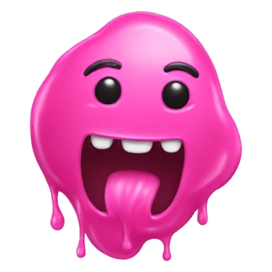 Slime pink  sticker