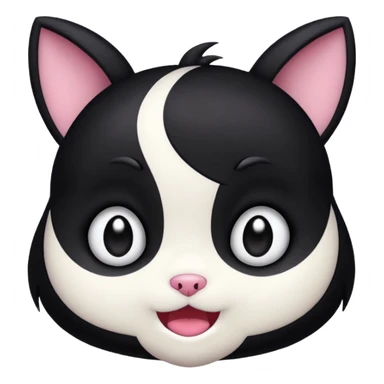 Kuromi Face sticker