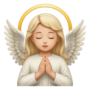 Angel pray close your eyes sticker