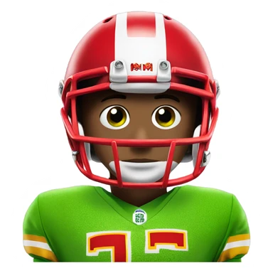 Patrick Mahomes dressed as Kermit the frog sticker