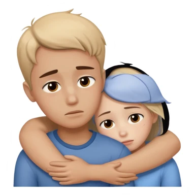 boy and girl farewell sticker