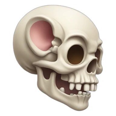 skull emoji but with rat sticker