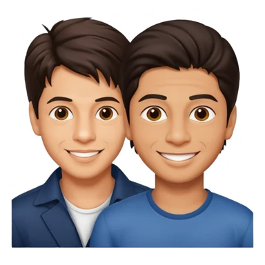 Shah Rukh Khan and Boy together sticker
