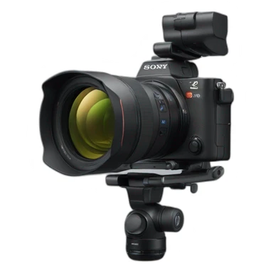 Sony camera on gimbal sticker