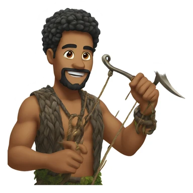 Maui and his hook sticker