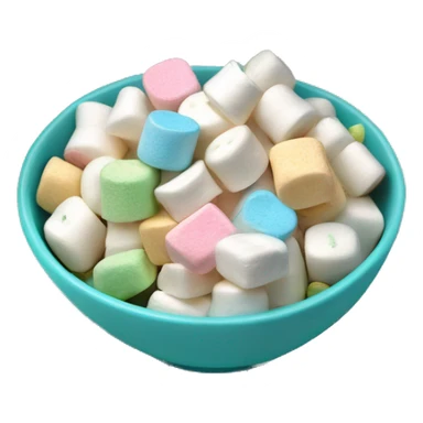 bowl full of Lucky charms marshmallows ￼￼ sticker