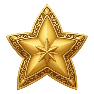 Morocco star sticker