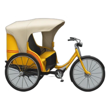 Rickshaw sticker