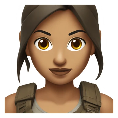 Lara Croft sticker