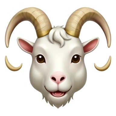 goat horn only sticker