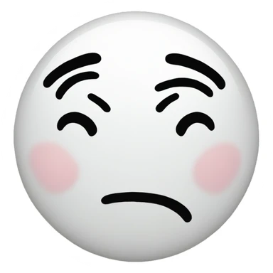 smiley face emoji with bow on the top right side sticker