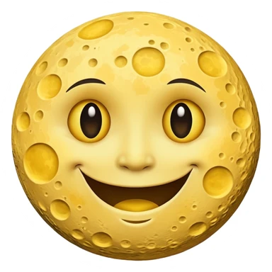 Cursed Pervertedly Smiling Moon sticker