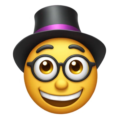 Funny Emoji face sticker