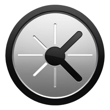 the classic fast forward emoji ⏩  in black and white sticker