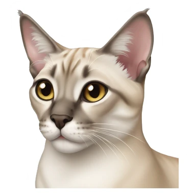 lynx point siamese cat sticker