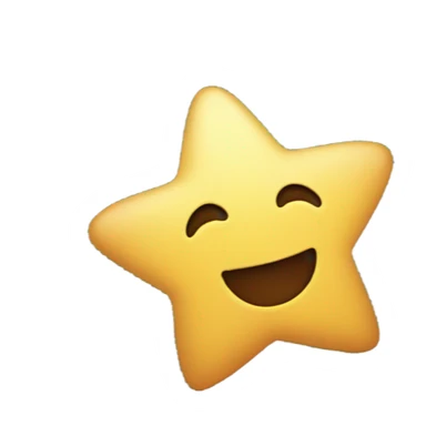 single shooting star sticker