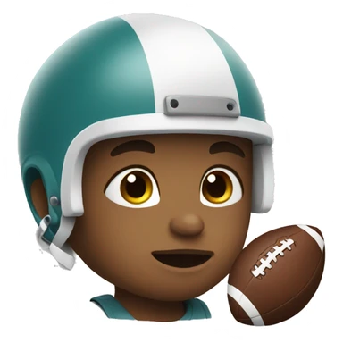 Baby with a football sticker